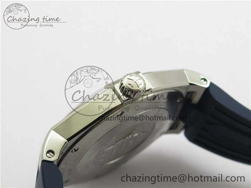 Overseas SS MKS 1:1 Best Edition Blue Dial on Blue Rubber Strap MIYOTA 9015