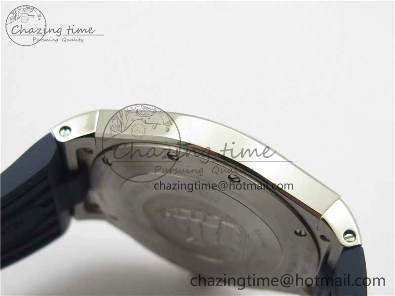 Overseas SS MKS 1:1 Best Edition Blue Dial on Blue Rubber Strap MIYOTA 9015