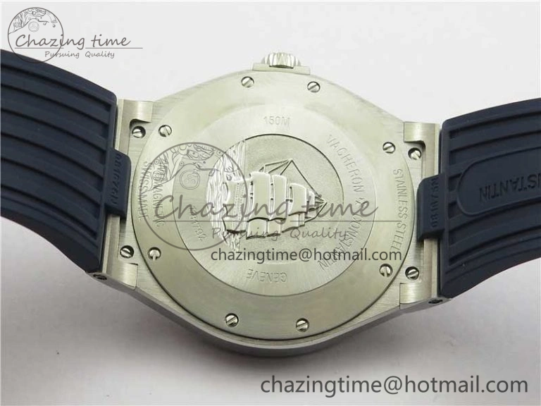 Overseas SS MKS 1:1 Best Edition Blue Dial on Blue Rubber Strap MIYOTA 9015