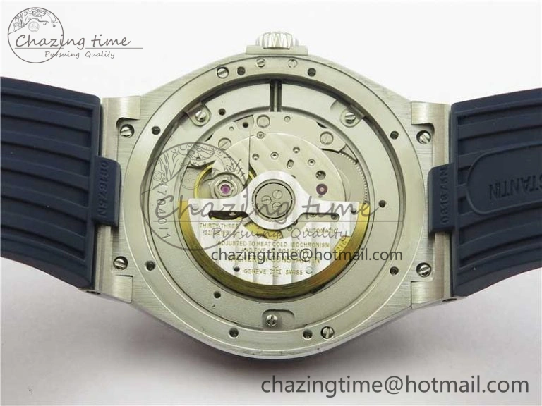 Overseas SS MKS 1:1 Best Edition Blue Dial on Blue Rubber Strap MIYOTA 9015