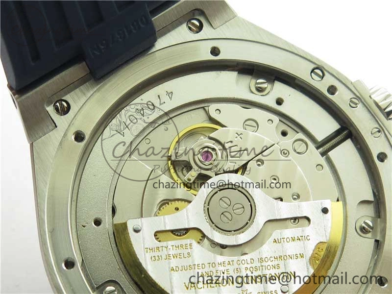 Overseas SS MKS 1:1 Best Edition Blue Dial on Blue Rubber Strap MIYOTA 9015