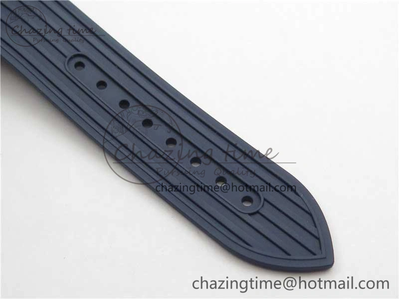 Overseas SS MKS 1:1 Best Edition Blue Dial on Blue Rubber Strap MIYOTA 9015