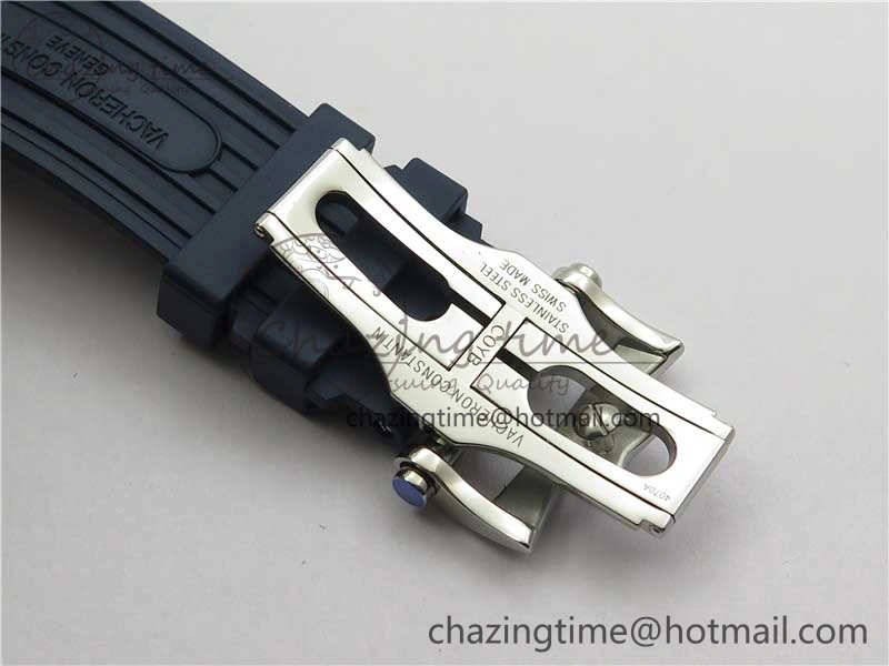Overseas SS MKS 1:1 Best Edition Blue Dial on Blue Rubber Strap MIYOTA 9015
