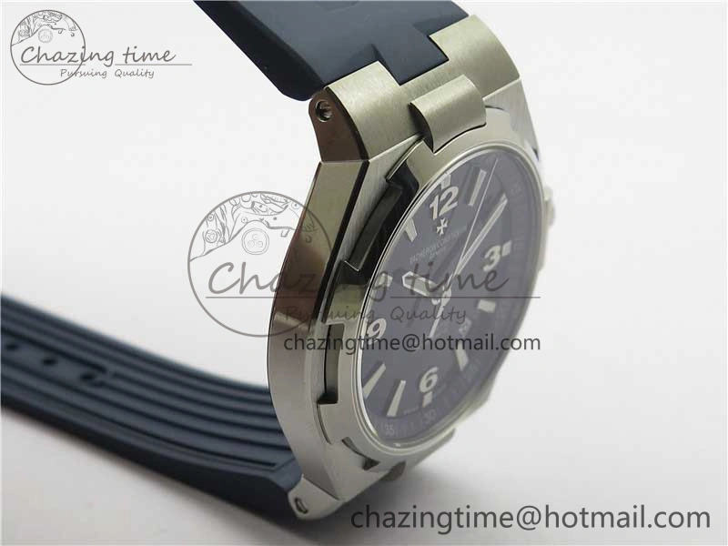 Overseas SS MKS 1:1 Best Edition Blue Dial on Blue Rubber Strap MIYOTA 9015