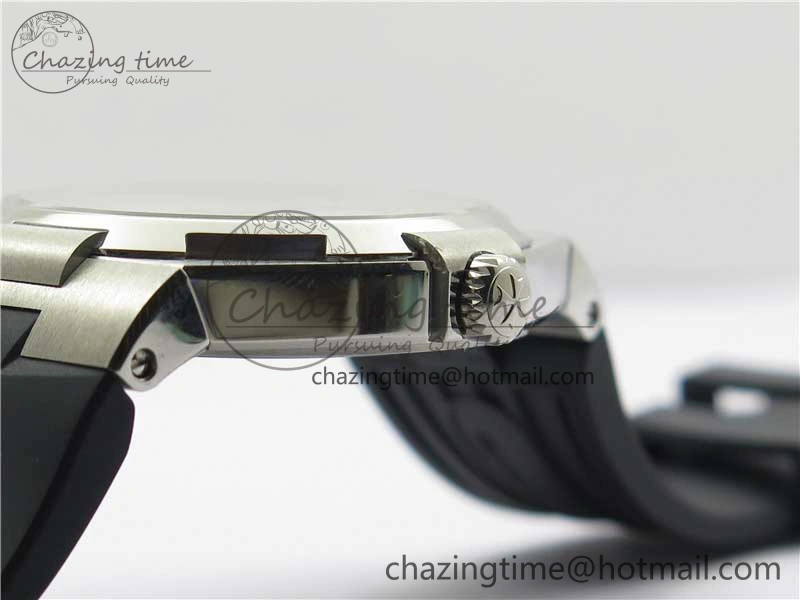 Overseas SS MKS 1:1 Best Edition Gray Dial on Black Rubber Strap MIYOTA 9015