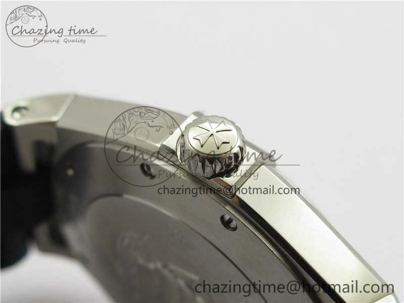 Overseas SS MKS 1:1 Best Edition Gray Dial on Black Rubber Strap MIYOTA 9015
