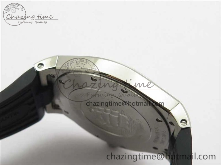 Overseas SS MKS 1:1 Best Edition Gray Dial on Black Rubber Strap MIYOTA 9015