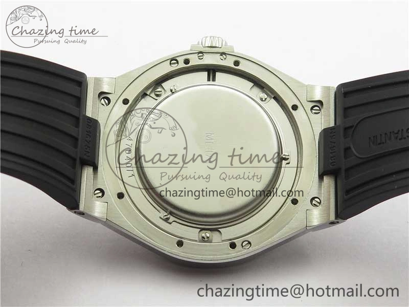 Overseas SS MKS 1:1 Best Edition Gray Dial on Black Rubber Strap MIYOTA 9015