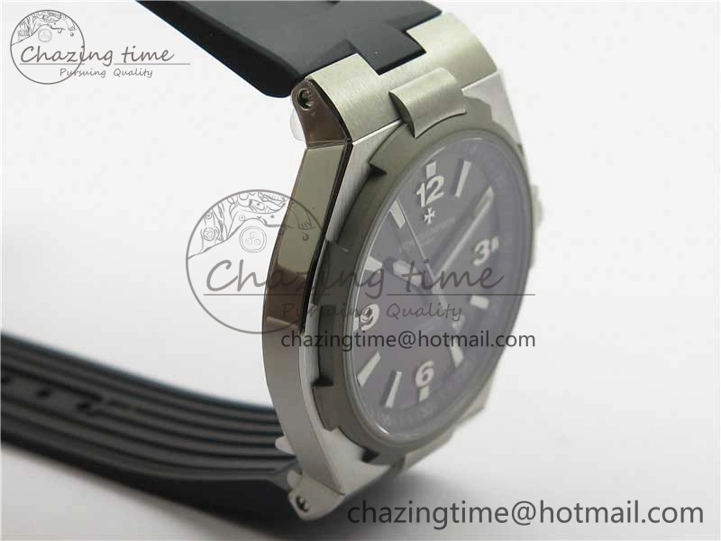 Overseas SS MKS 1:1 Best Edition Gray Dial on Black Rubber Strap MIYOTA 9015