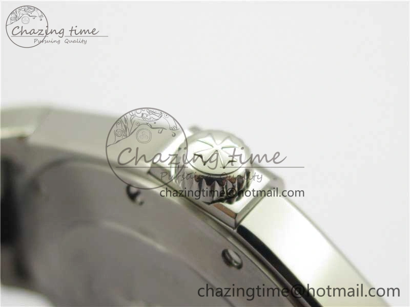 Overseas SS MKS 1:1 Best Edition White Dial on Black Leather Strap MIYOTA 9015