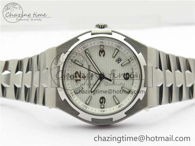 Overseas SS MKS 1:1 Best Edition White Dial on SS Bracelet MIYOTA 9015