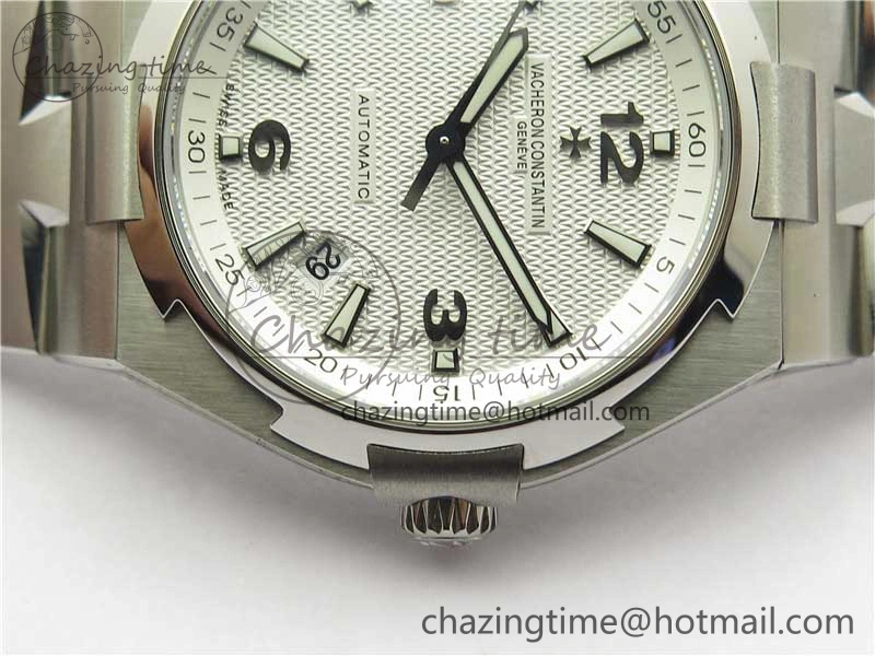 Overseas SS MKS 1:1 Best Edition White Dial on SS Bracelet MIYOTA 9015