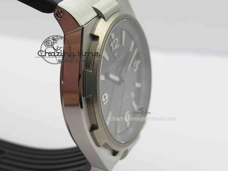 Overseas SS Ti JJF 1:1 Best Edition Gray Dial On Rubber Strap MIYOTA 9015