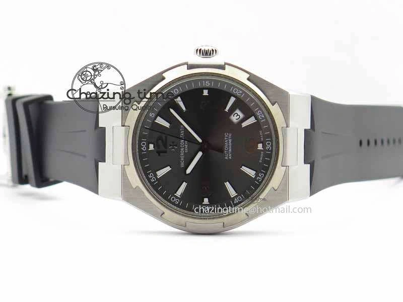 Overseas SS Ti JJF 1:1 Best Edition Gray Dial On Rubber Strap MIYOTA 9015