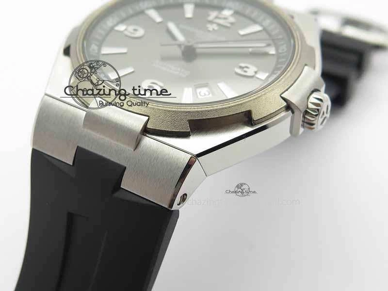 Overseas SS Ti JJF 1:1 Best Edition Gray Dial On Rubber Strap MIYOTA 9015