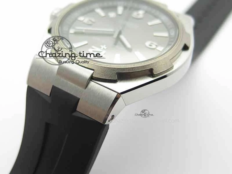 Overseas SS Ti JJF 1:1 Best Edition Gray Dial On Rubber Strap MIYOTA 9015