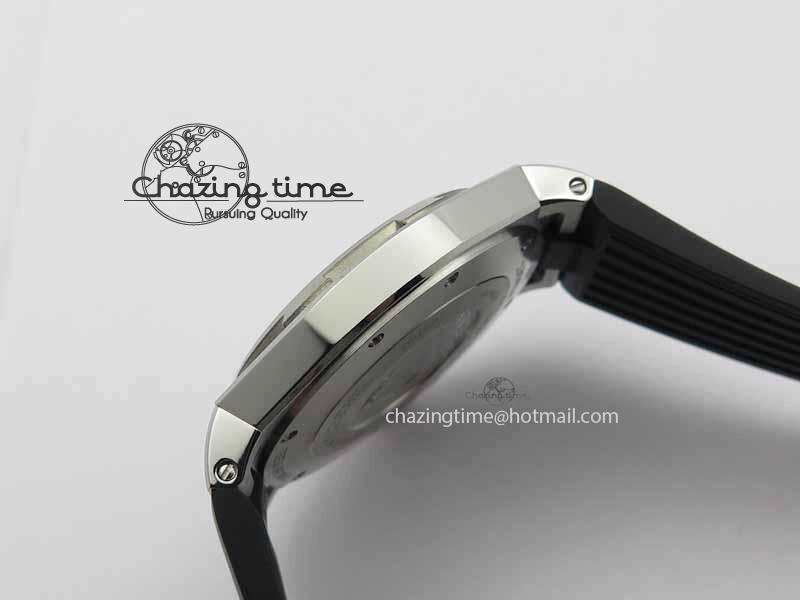 Overseas SS Ti JJF 1:1 Best Edition Gray Dial On Rubber Strap MIYOTA 9015