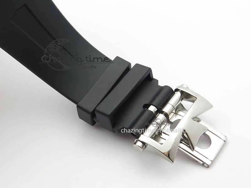 Overseas SS Ti JJF 1:1 Best Edition Gray Dial On Rubber Strap MIYOTA 9015