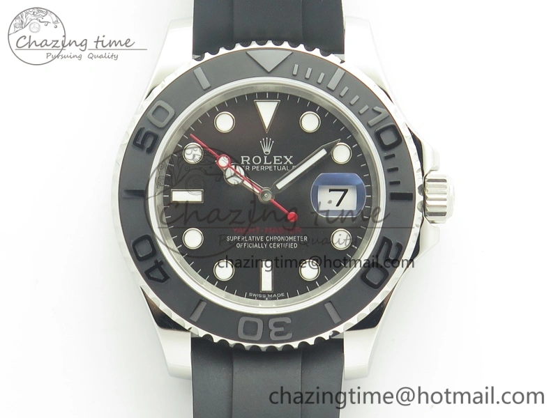 Overseas SS Ti JJF 1:1 Best Edition Gray Dial On Rubber Strap MIYOTA 9015