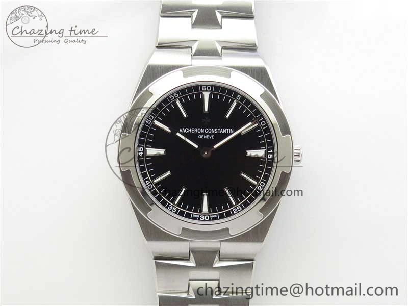 Overseas Ultra-Thin 2000V XF Best Edition Black Dial on SS Bracelet A1120
