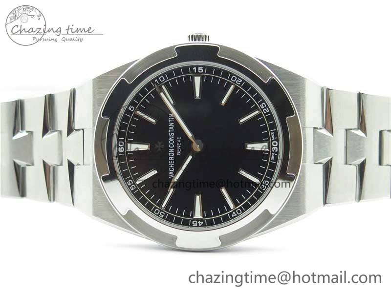 Overseas Ultra-Thin 2000V XF Best Edition Black Dial on SS Bracelet A1120