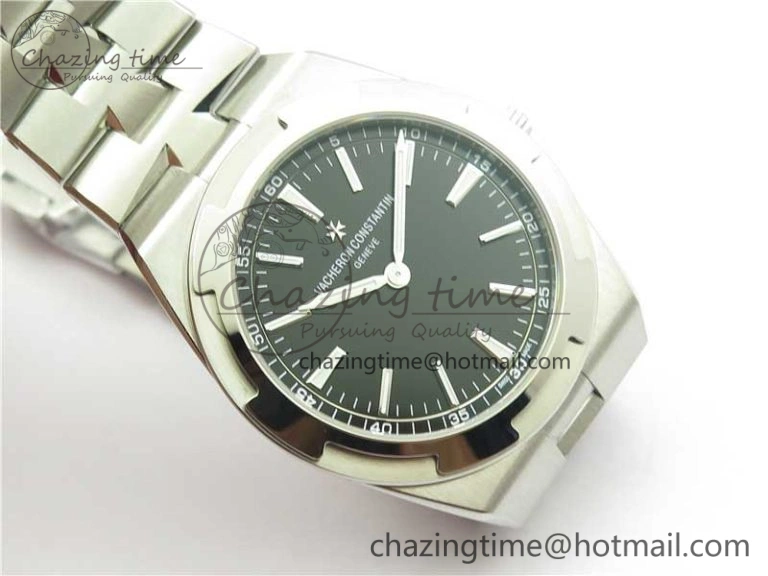 Overseas Ultra-Thin 2000V XF Best Edition Black Dial on SS Bracelet A1120