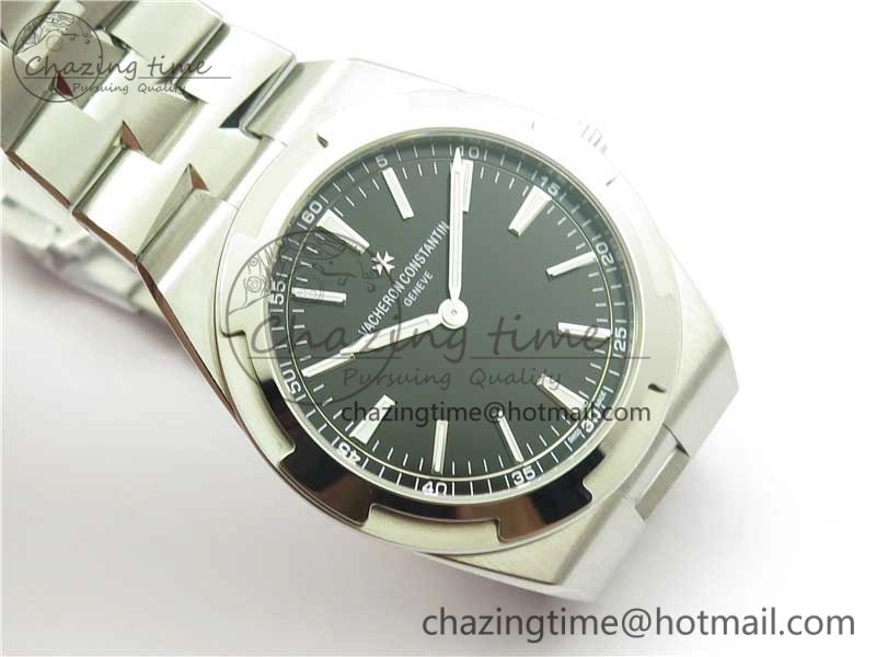 Overseas Ultra-Thin 2000V XF Best Edition Black Dial on SS Bracelet A1120