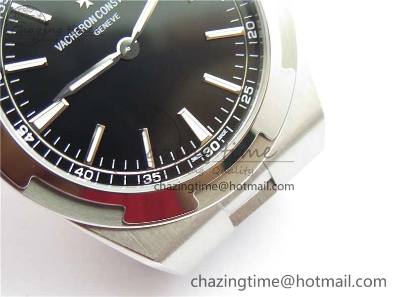 Overseas Ultra-Thin 2000V XF Best Edition Black Dial on SS Bracelet A1120