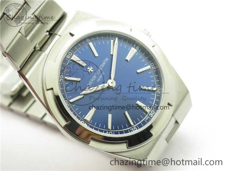 Overseas Ultra-Thin 2000V XF Best Edition Blue Dial on SS Bracelet A1120