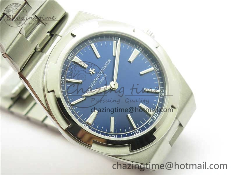 Overseas Ultra-Thin 2000V XF Best Edition Blue Dial on SS Bracelet A1120