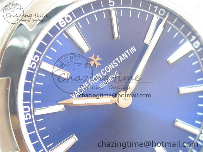 Overseas Ultra-Thin 2000V XF Best Edition Blue Dial on SS Bracelet A1120