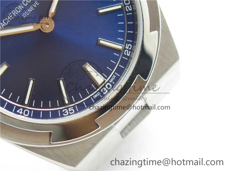 Overseas Ultra-Thin 2000V XF Best Edition Blue Dial on SS Bracelet A1120