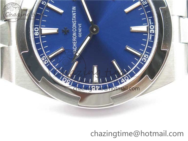 Overseas Ultra-Thin 2000V XF Best Edition Blue Dial on SS Bracelet A1120