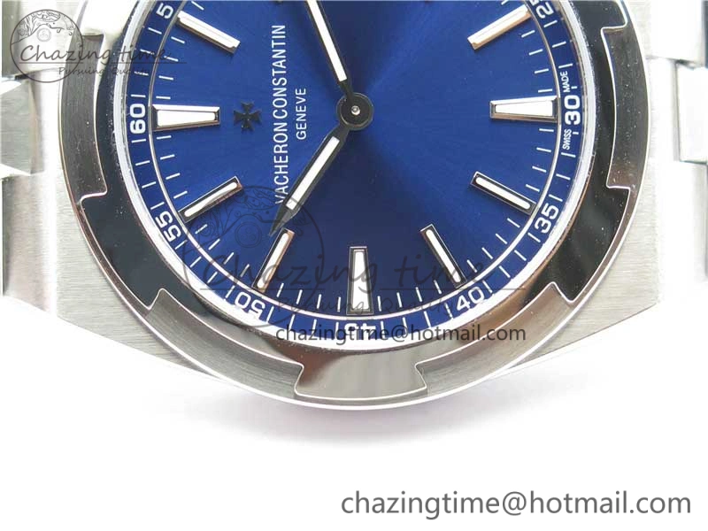 Overseas Ultra-Thin 2000V XF Best Edition Blue Dial on SS Bracelet A1120