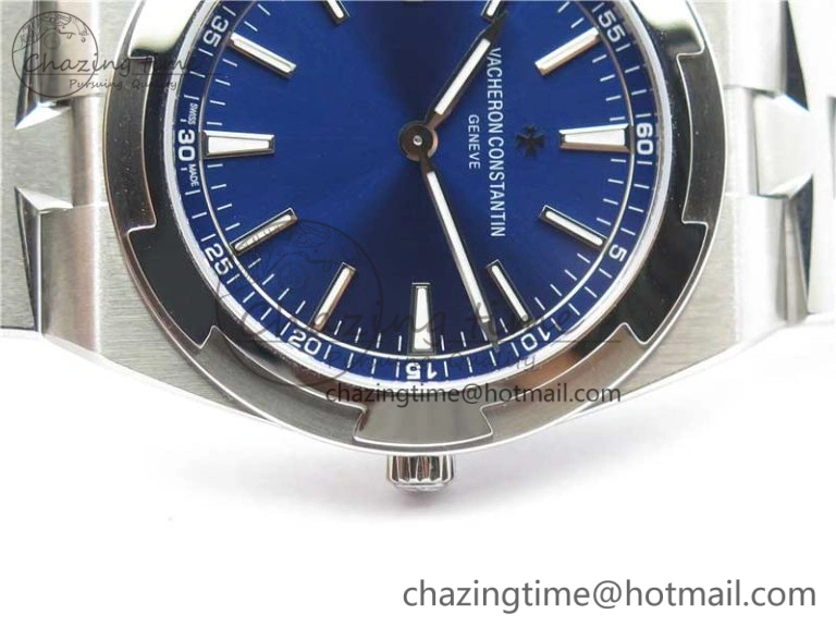 Overseas Ultra-Thin 2000V XF Best Edition Blue Dial on SS Bracelet A1120