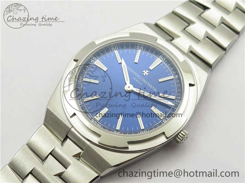 Overseas Ultra-Thin 2000V XF Best Edition Blue Dial on SS Bracelet A1120
