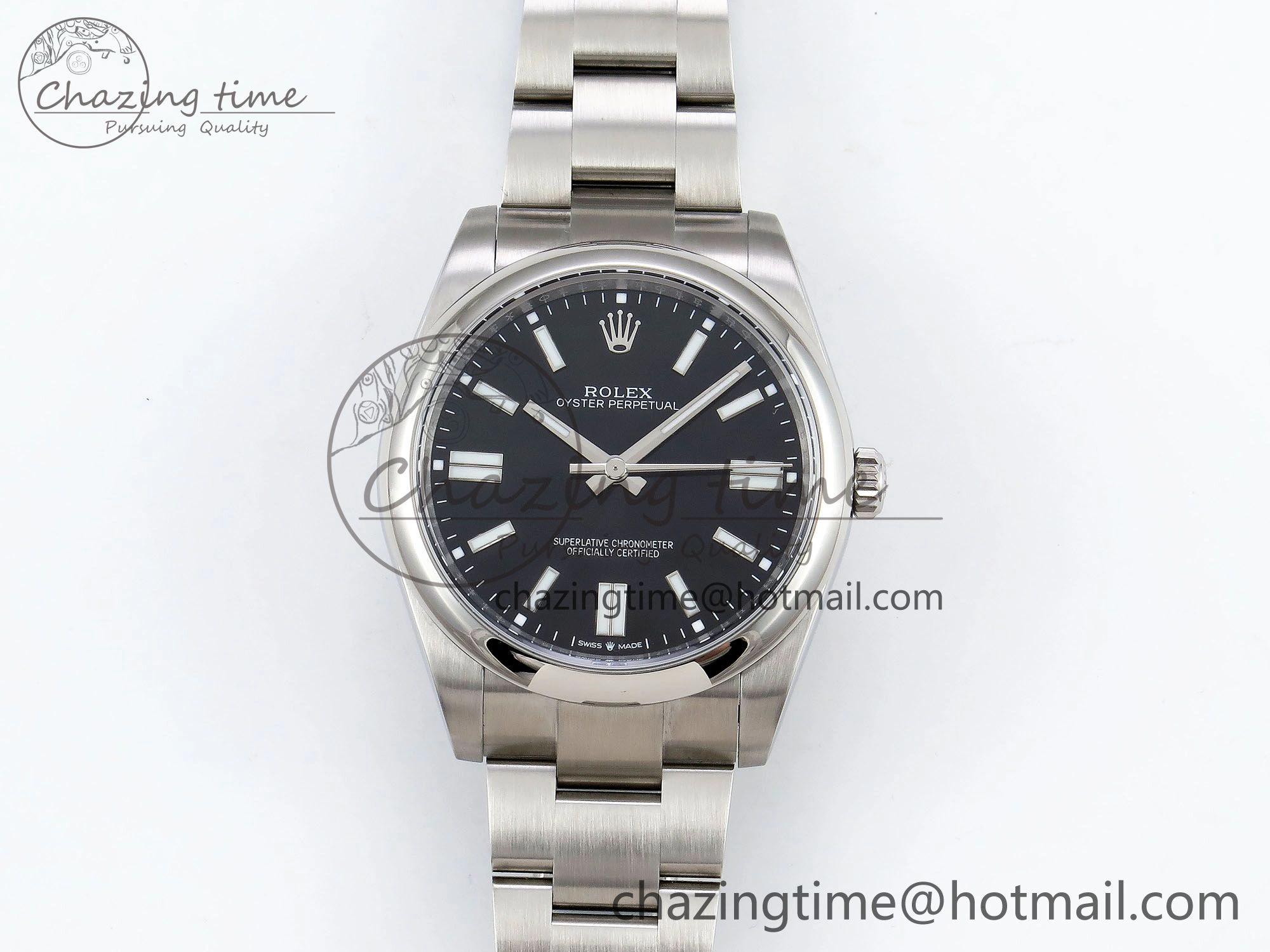 Oyster Perpetual 124300 41mm APF 1:1 Best Edition 904L Steel Black Dial VR3230