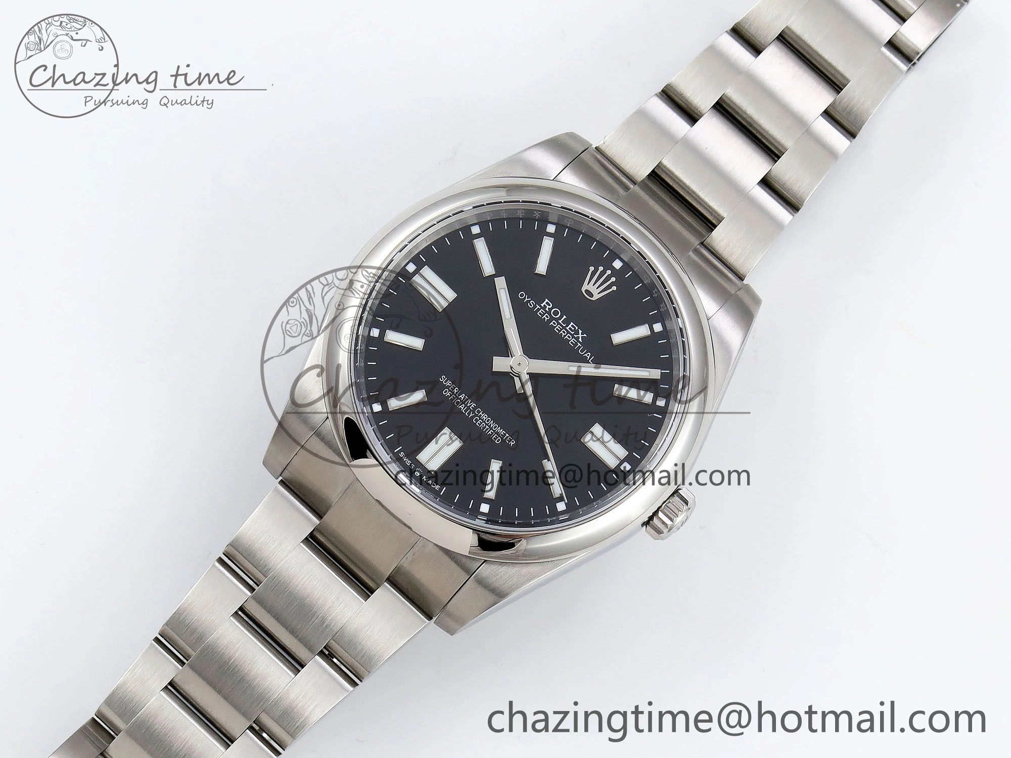 Oyster Perpetual 124300 41mm APF 1:1 Best Edition 904L Steel Black Dial VR3230