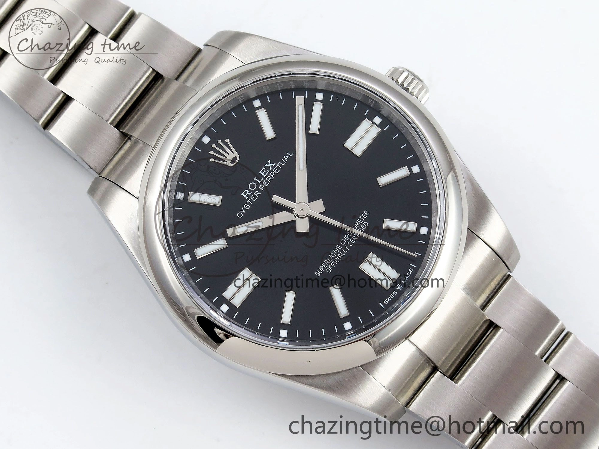 Oyster Perpetual 124300 41mm APF 1:1 Best Edition 904L Steel Black Dial VR3230