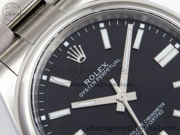 Oyster Perpetual 124300 41mm APF 1:1 Best Edition 904L Steel Black Dial VR3230