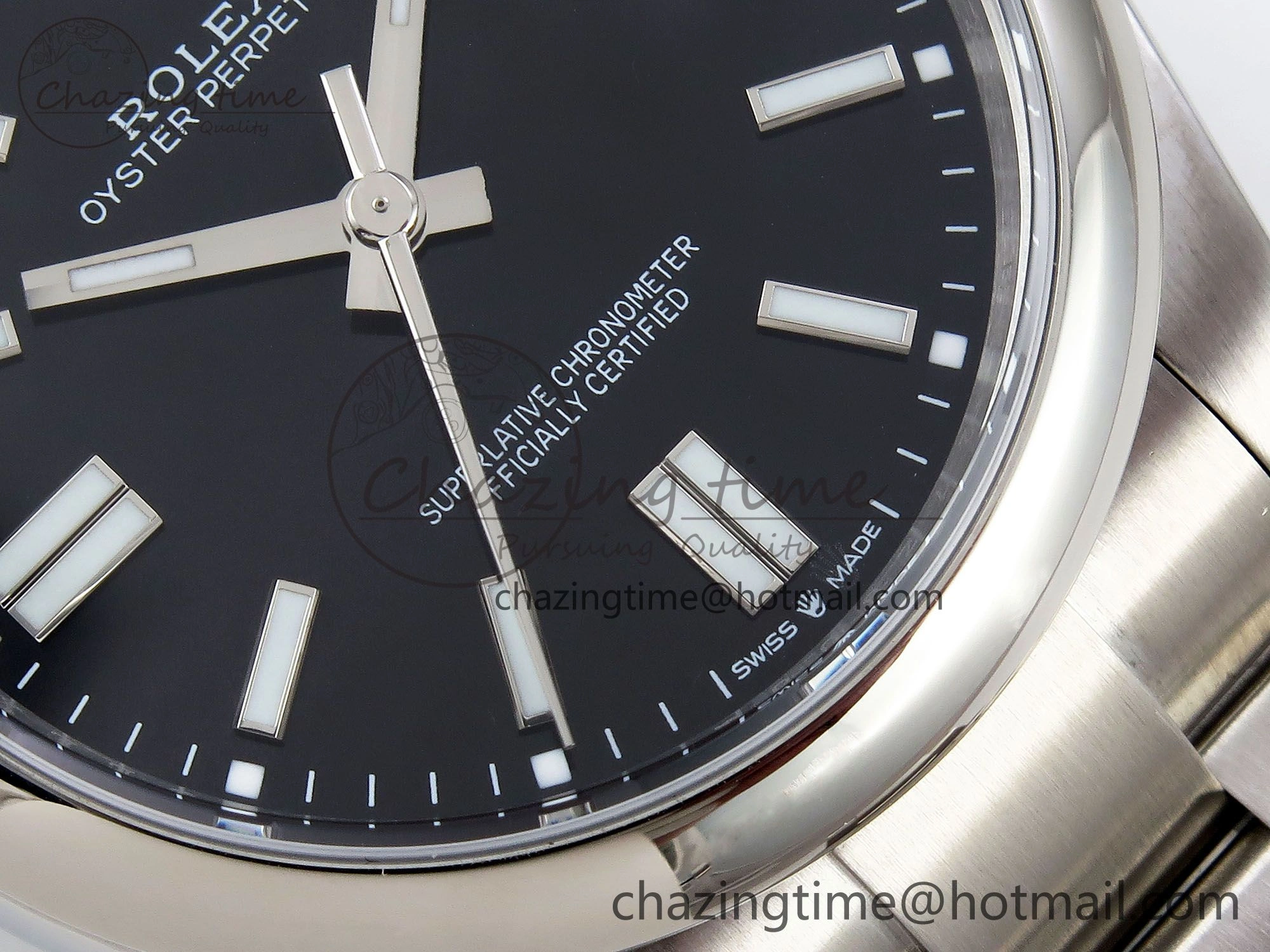 Oyster Perpetual 124300 41mm APF 1:1 Best Edition 904L Steel Black Dial VR3230