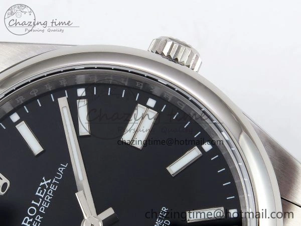 Oyster Perpetual 124300 41mm APF 1:1 Best Edition 904L Steel Black Dial VR3230