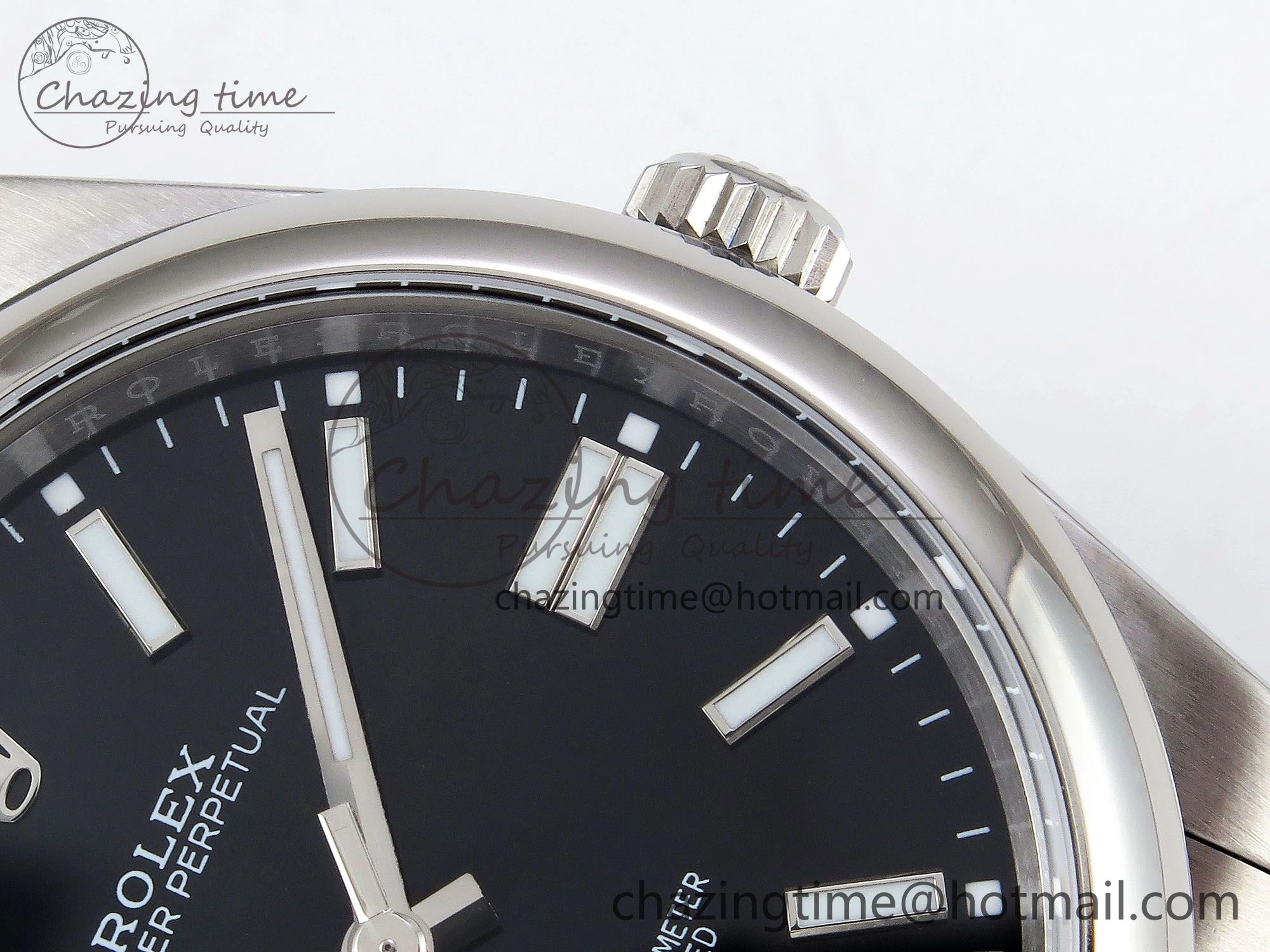 Oyster Perpetual 124300 41mm APF 1:1 Best Edition 904L Steel Black Dial VR3230