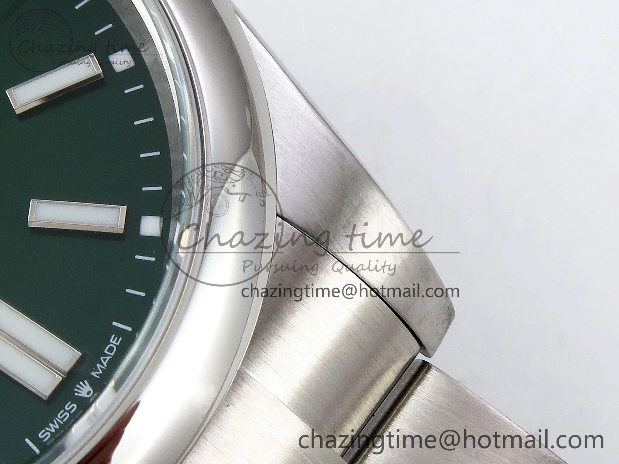 Oyster Perpetual 124300 41mm APF 1:1 Best Edition 904L Steel Green Dial VR3230