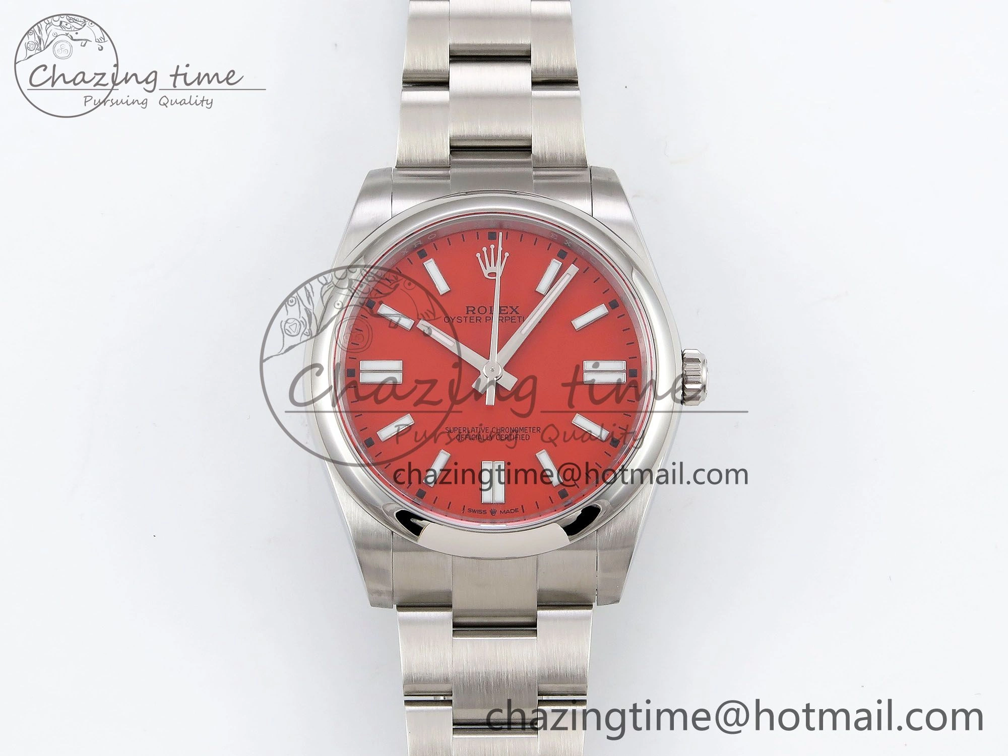 Oyster Perpetual 124300 41mm APF 1:1 Best Edition 904L Steel Red Dial VR3230