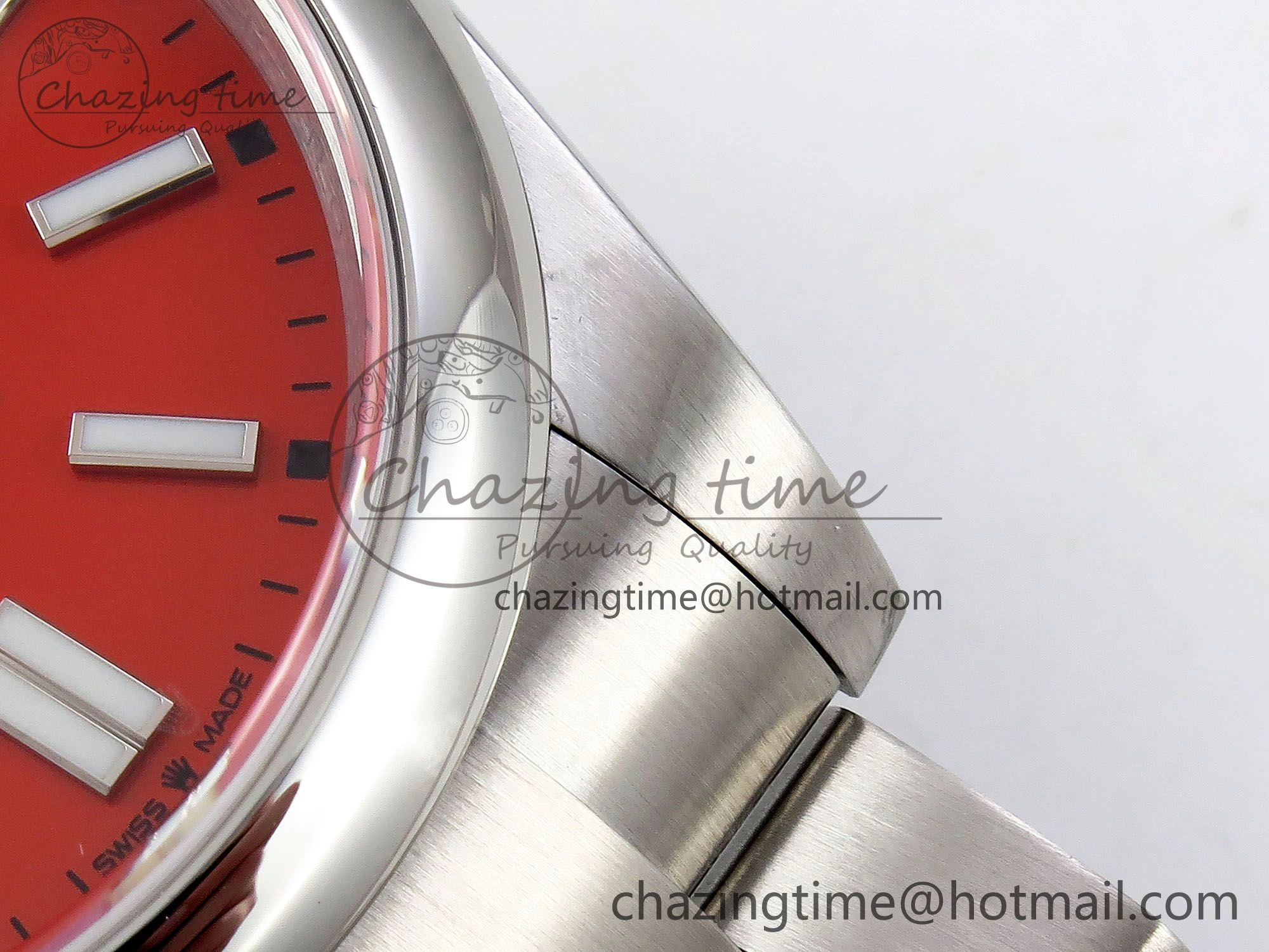 Oyster Perpetual 124300 41mm APF 1:1 Best Edition 904L Steel Red Dial VR3230