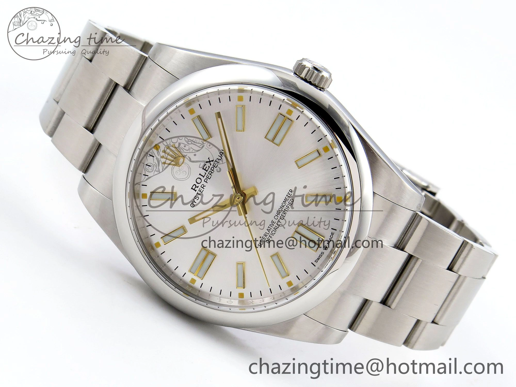 Oyster Perpetual 124300 41mm APF 1:1 Best Edition 904L Steel Silver Dial VR3230