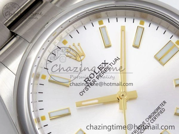 Oyster Perpetual 124300 41mm APF 1:1 Best Edition 904L Steel Silver Dial VR3230