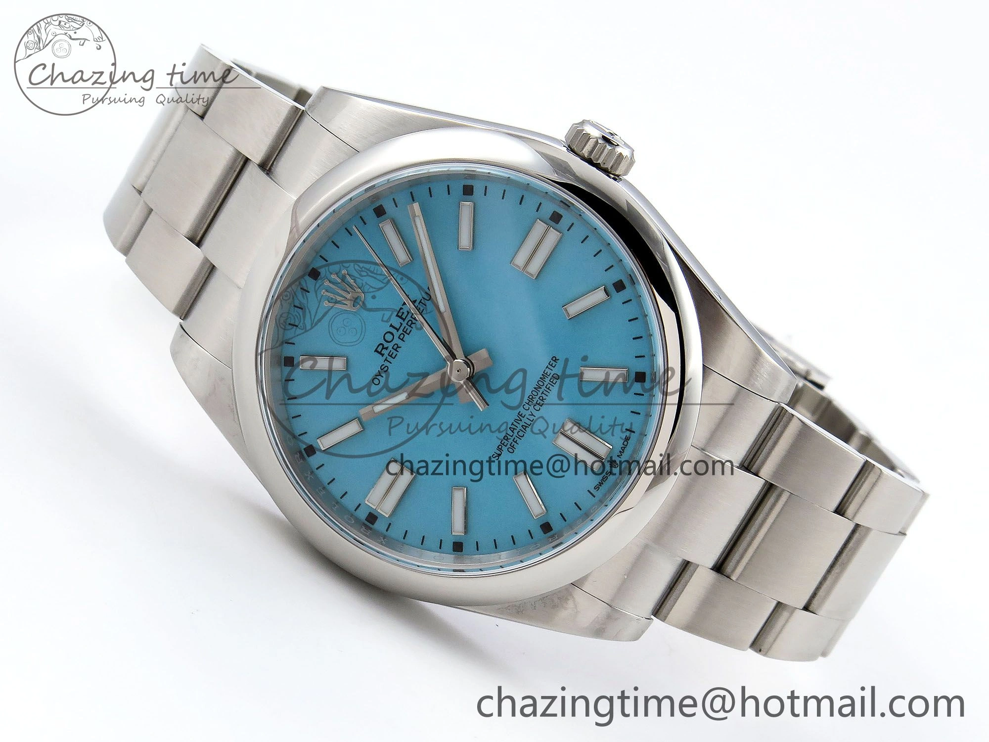 Oyster Perpetual 124300 41mm APF 1:1 Best Edition 904L Steel Tiffany Blue Dial VR3230