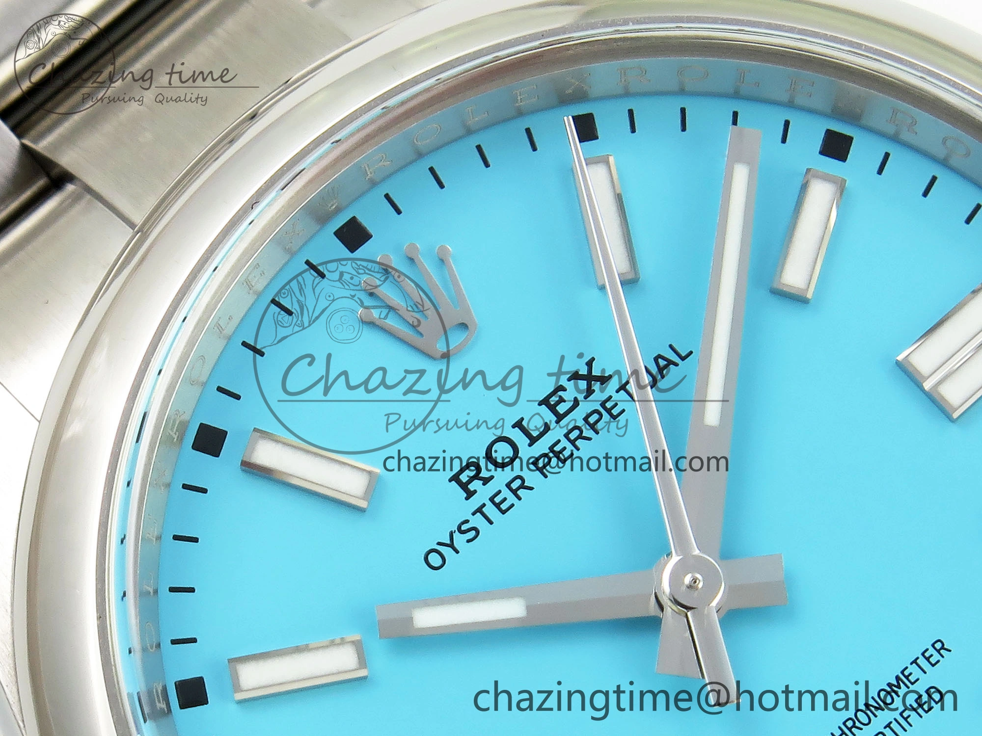Oyster Perpetual 124300 41mm Clean 1:1 Best Edition 904L Steel Tiffany Blue Dial VR3230